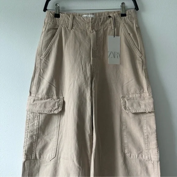 ZARA CARGO TRF PANTS - Picture 9 of 11
